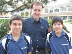 Ludger mit Tom und Gianluca
